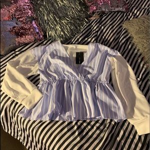 Stripe What You Need Top - White/Combo